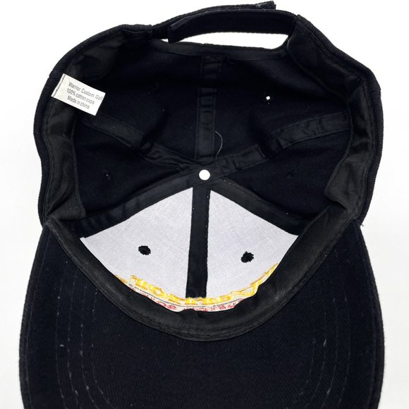 Warrior Custom Golf Mens Blue Corduroy Hook & Loop Adjustable Baseball Hat Cap - Picture 5 of 6